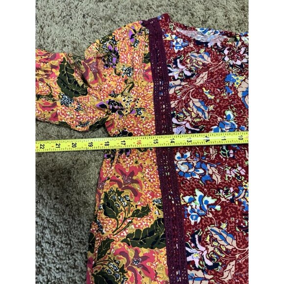 MATILDA JANE Lovely Menagerie Tunic Dress Boho Prairie Cottagecore Peasant Sz XS - Picture 3 of 10